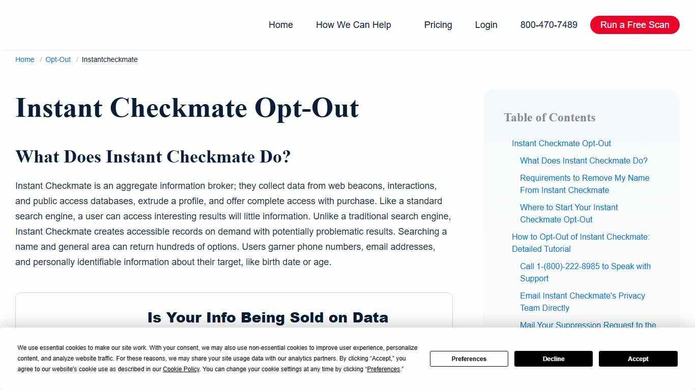 Secure Your Privacy: Opt Out & Remove Info from InstantCheckmate